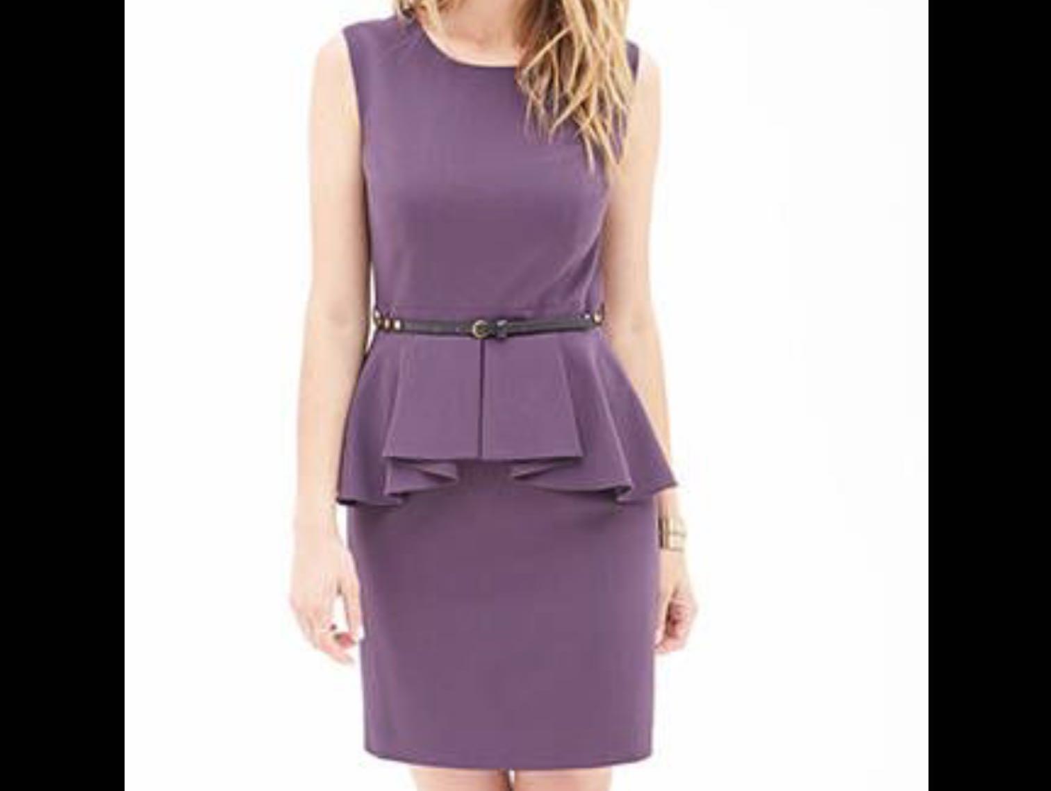 forever 21 peplum dress NEW Black FOREVER 21 Peplum DRESS Women's Ladies MEDIUM Strapless Formal  Evening