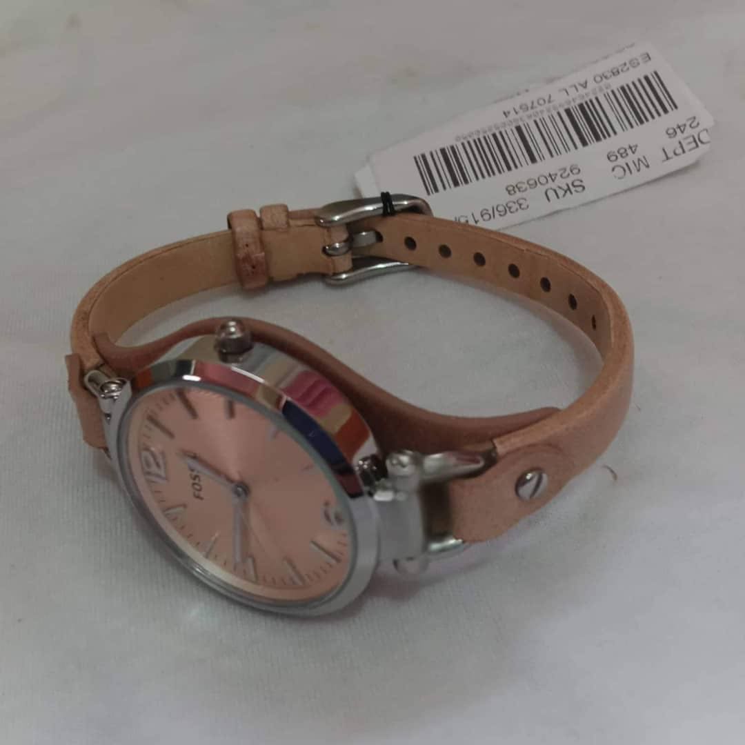 Fossil Georgia Bone leather watch 