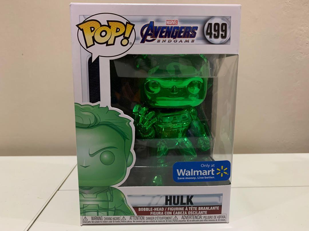 Funko pop hulk 2025 chrome walmart exclusive