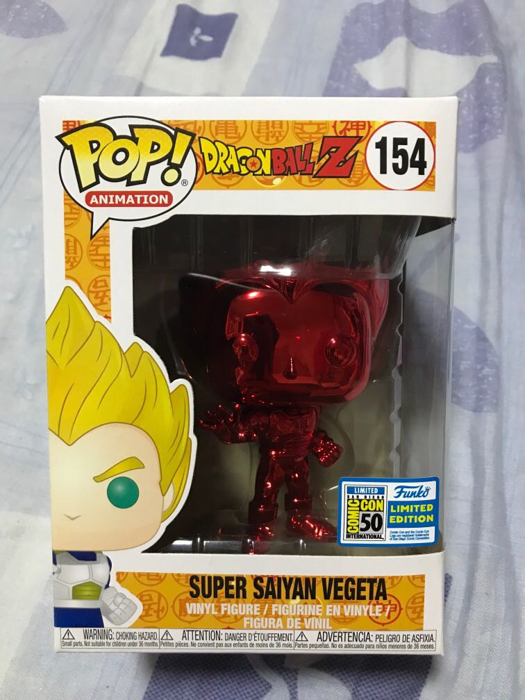 red chrome vegeta funko pop