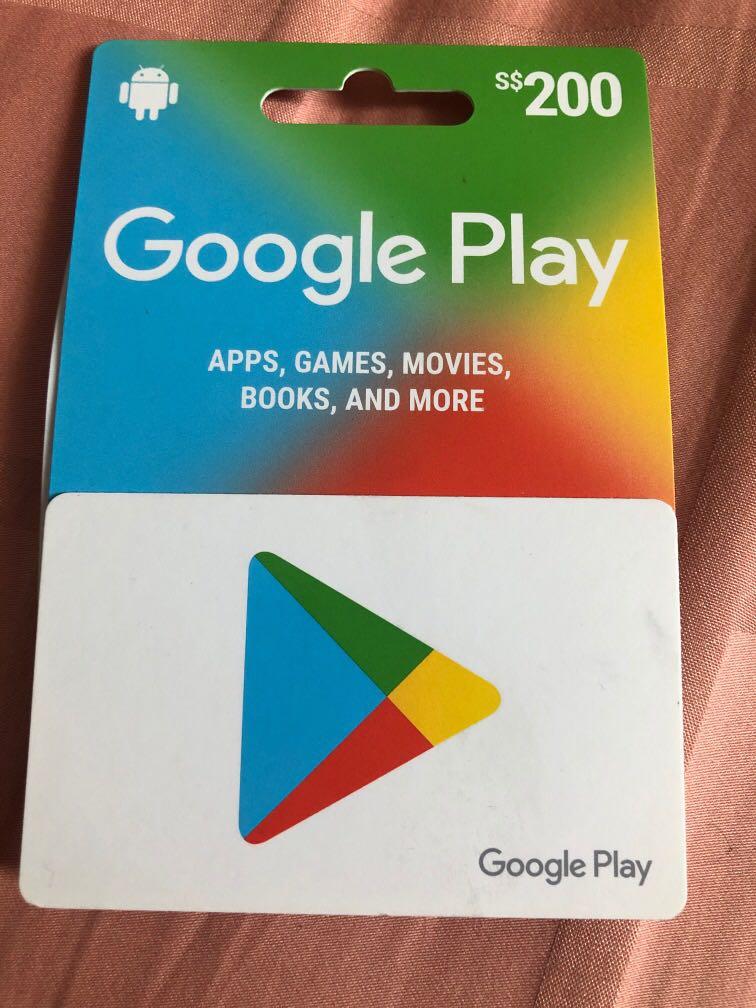 Google Play Card Tickets Vouchers Vouchers On Carousell