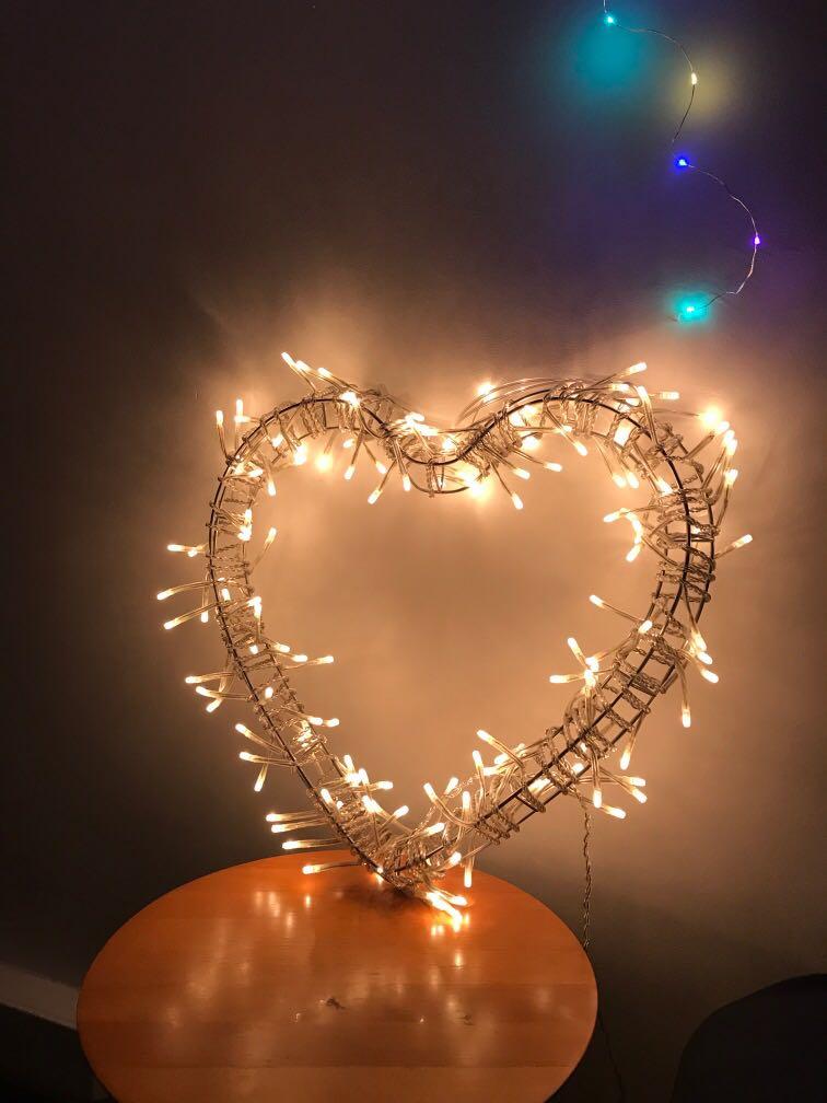 Heart fairy lights ikea deals