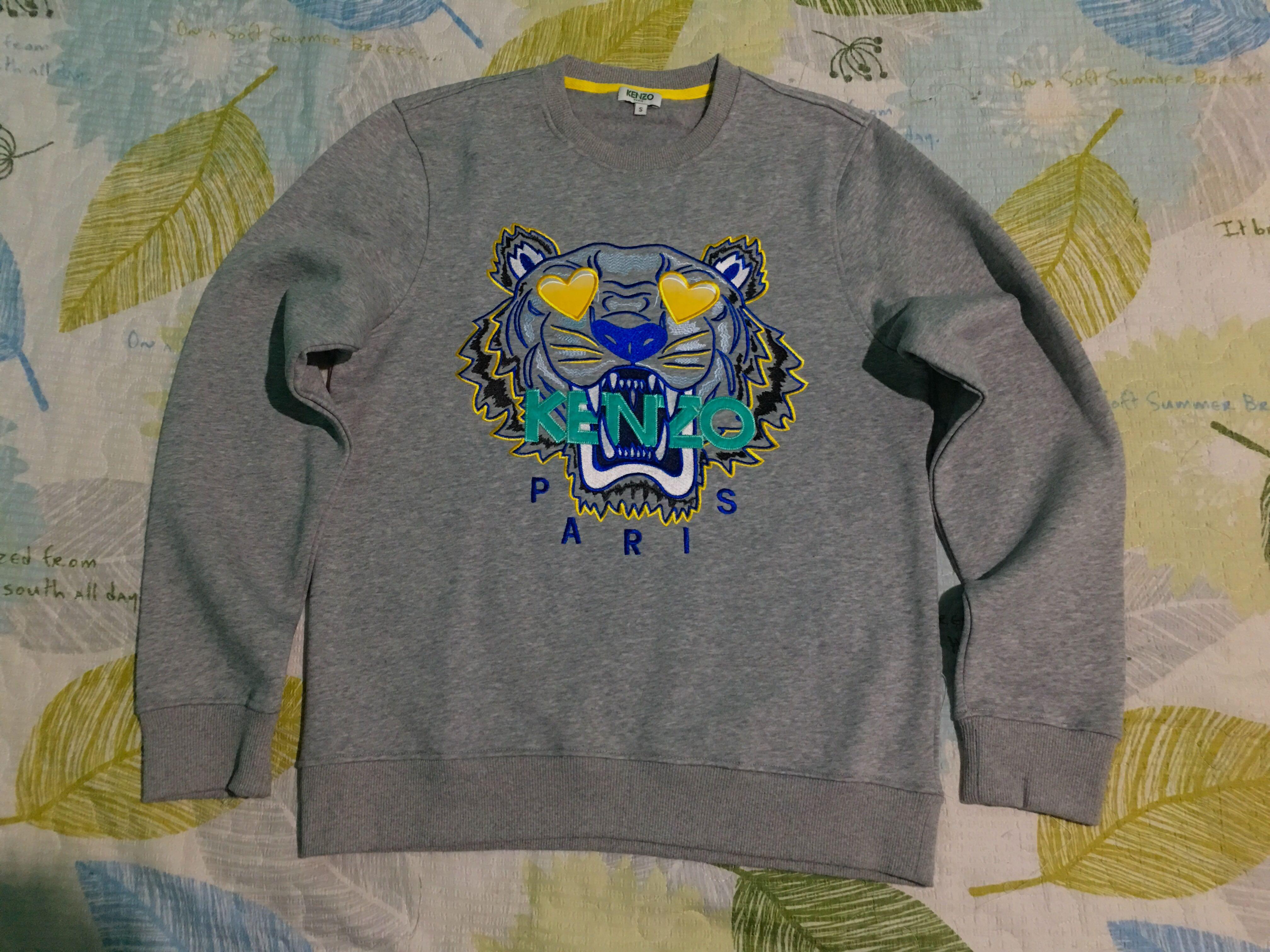 Kenzo heart Capsules tiger Sweatshirt , Men's Fashion, Tops & Sets