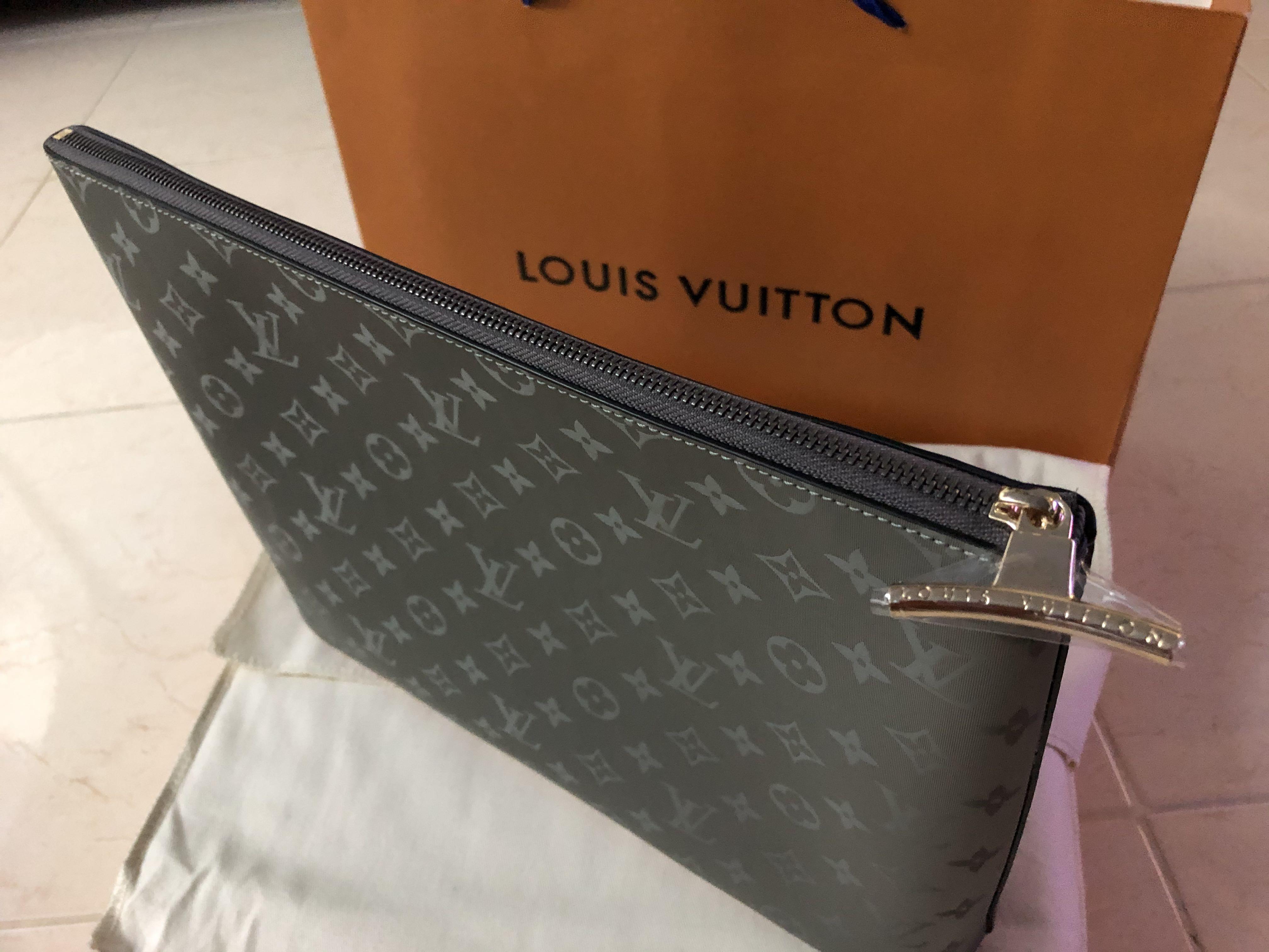 Louis Vuitton Cosmos ID Holder Monogram Grey in Titanium Canvas