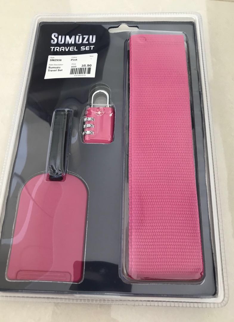 Travel Guide, Luggage Tag, Lock, Stap., Hobbies & Toys, Travel