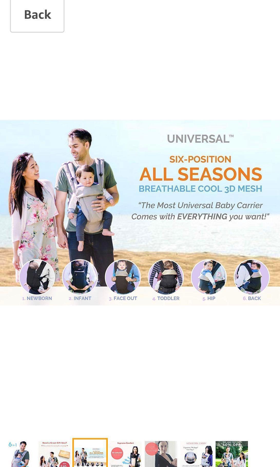 Lumiere Baby 360 ergonomic sling, Babies & Kids, Going Out, Carriers