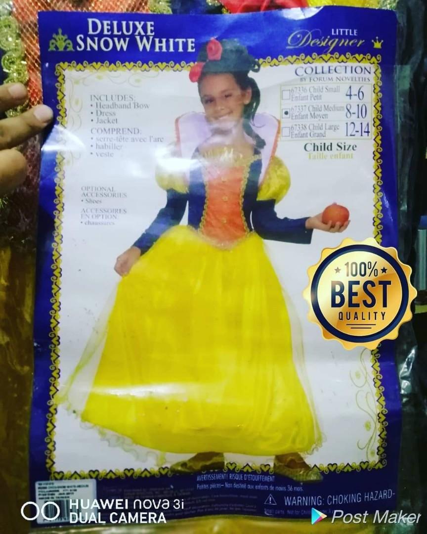 snow white costume 1 year old