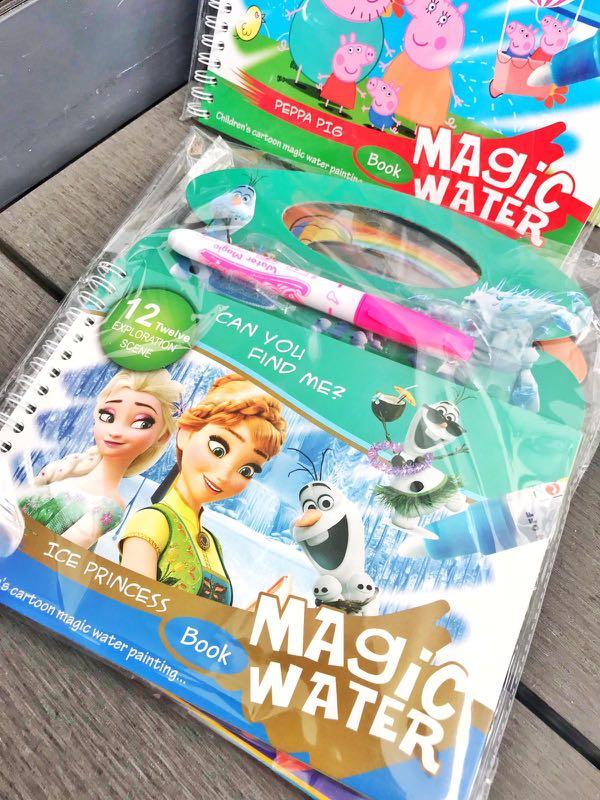 Ready Stock] Magic Water Coloring Book [Frozen Paw Patrol ...