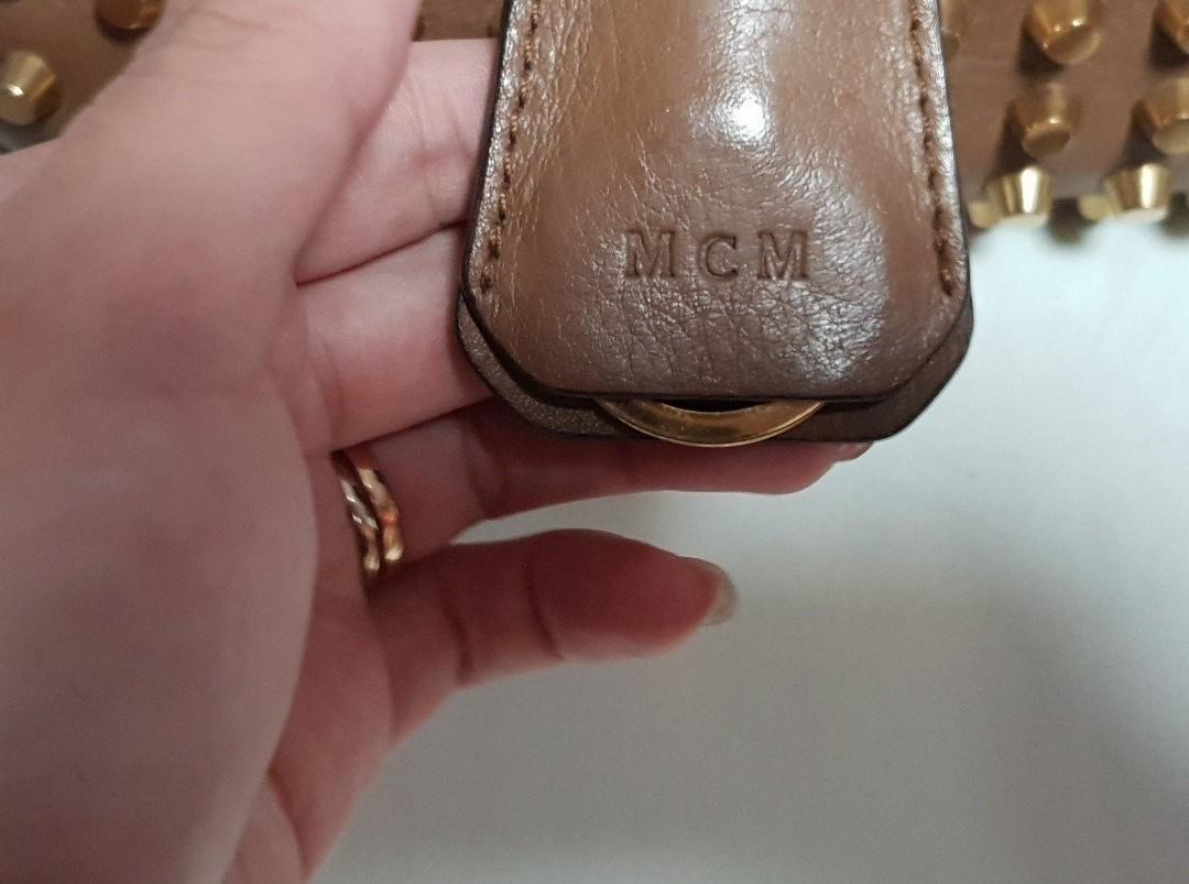 Boston leather mini bag MCM Brown in Leather - 11526718
