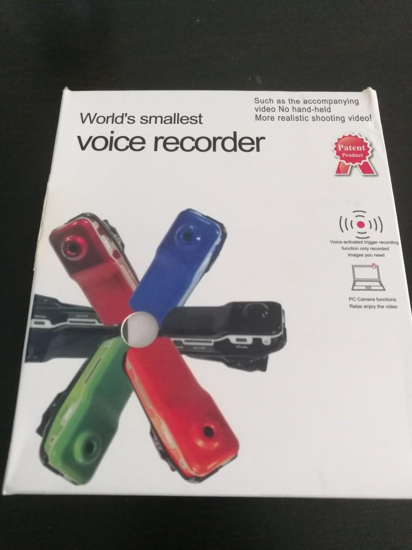 Mini DV world’s smallest voice recorder (camcorder), Audio, Voice