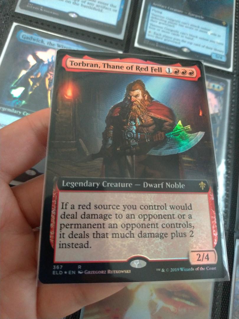 Throne of Eldraine Thane of Red Fell EXTENDED Torbran Magic//mtg