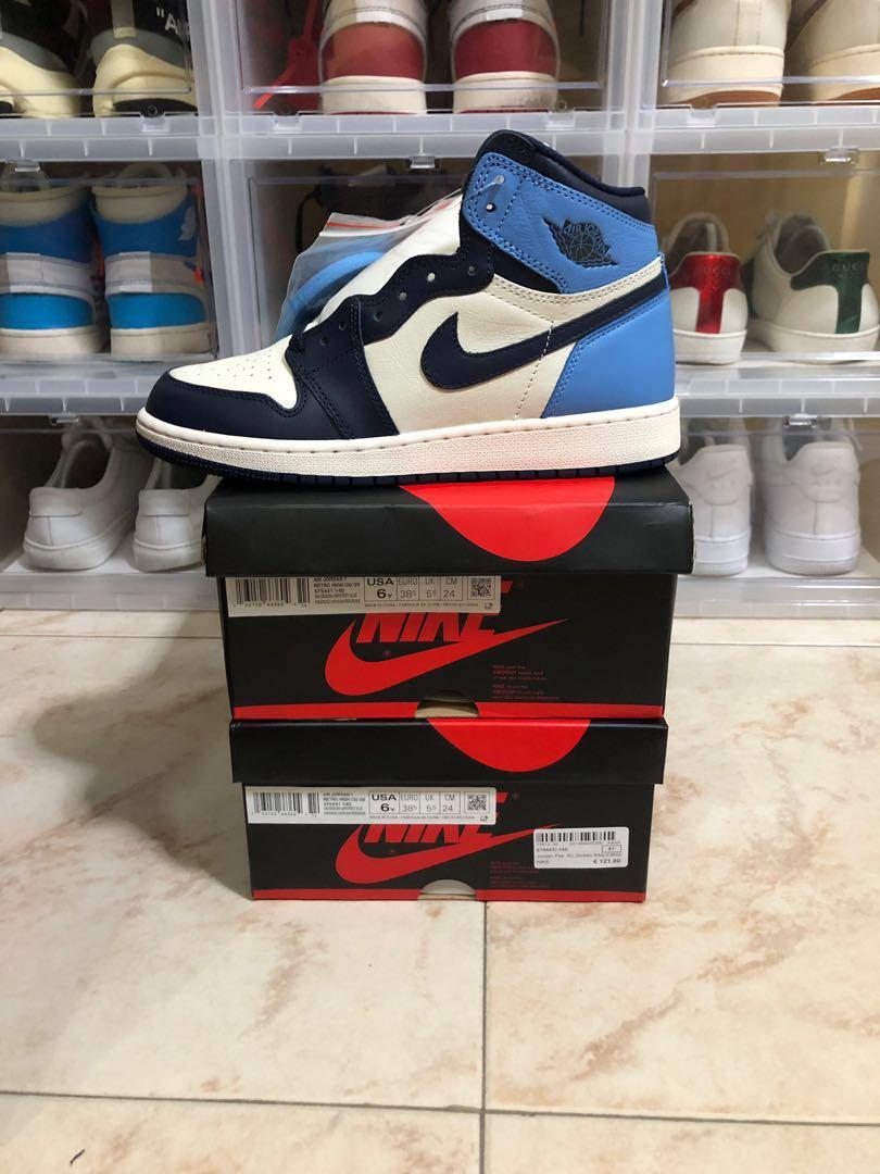 Air jordan 1 obsidian clearance gs
