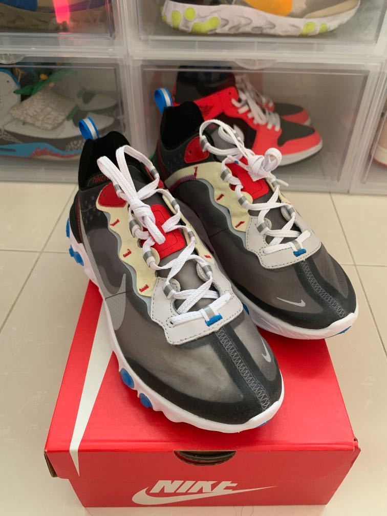 Nike React Element 87 Dark Grey Men s Fashion Footwear