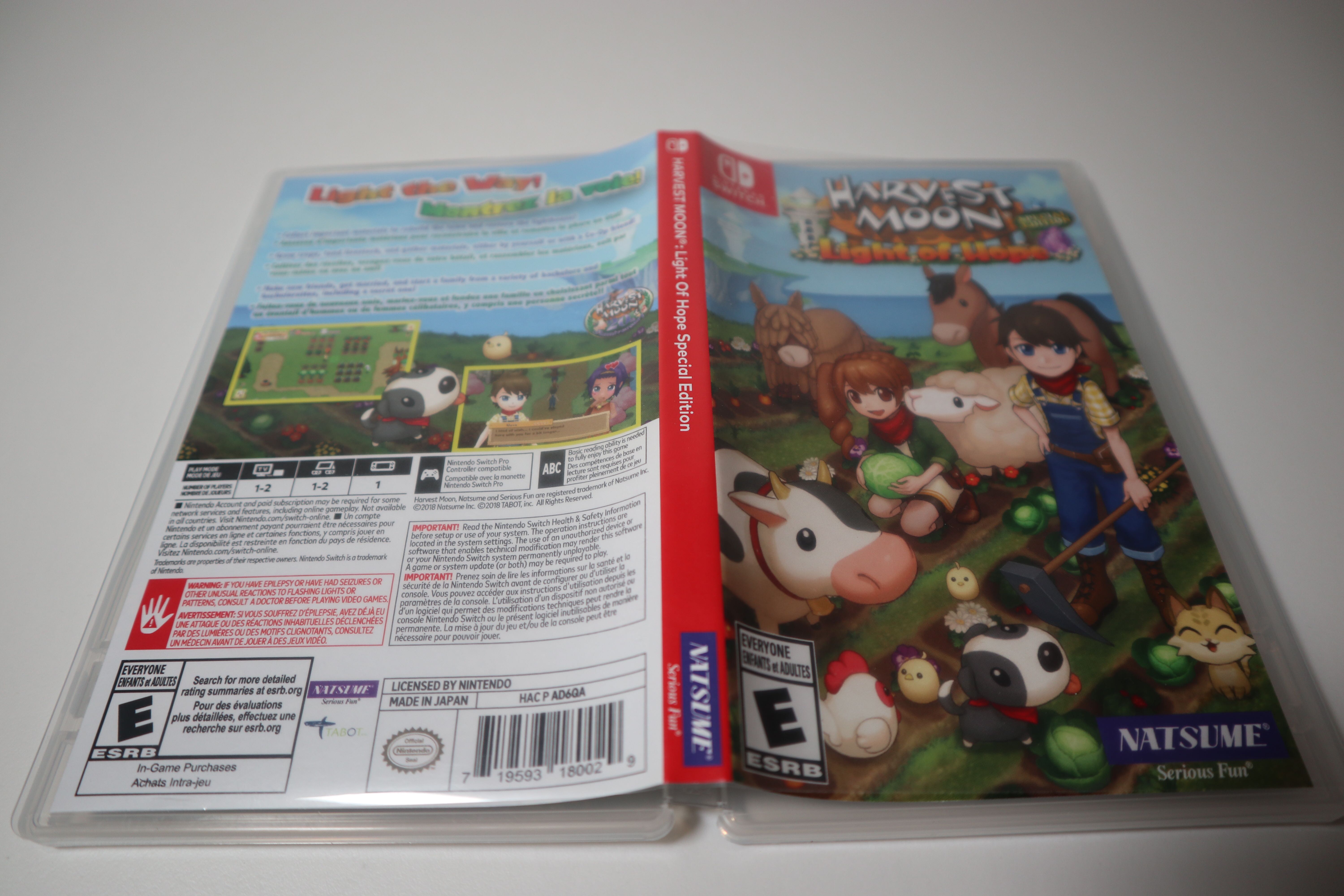 Nintendo Switch Harvest Moon Light Of Hope Special Edition 遊戲機 遊戲機裝飾配件 遊戲禮物卡及帳戶 Carousell