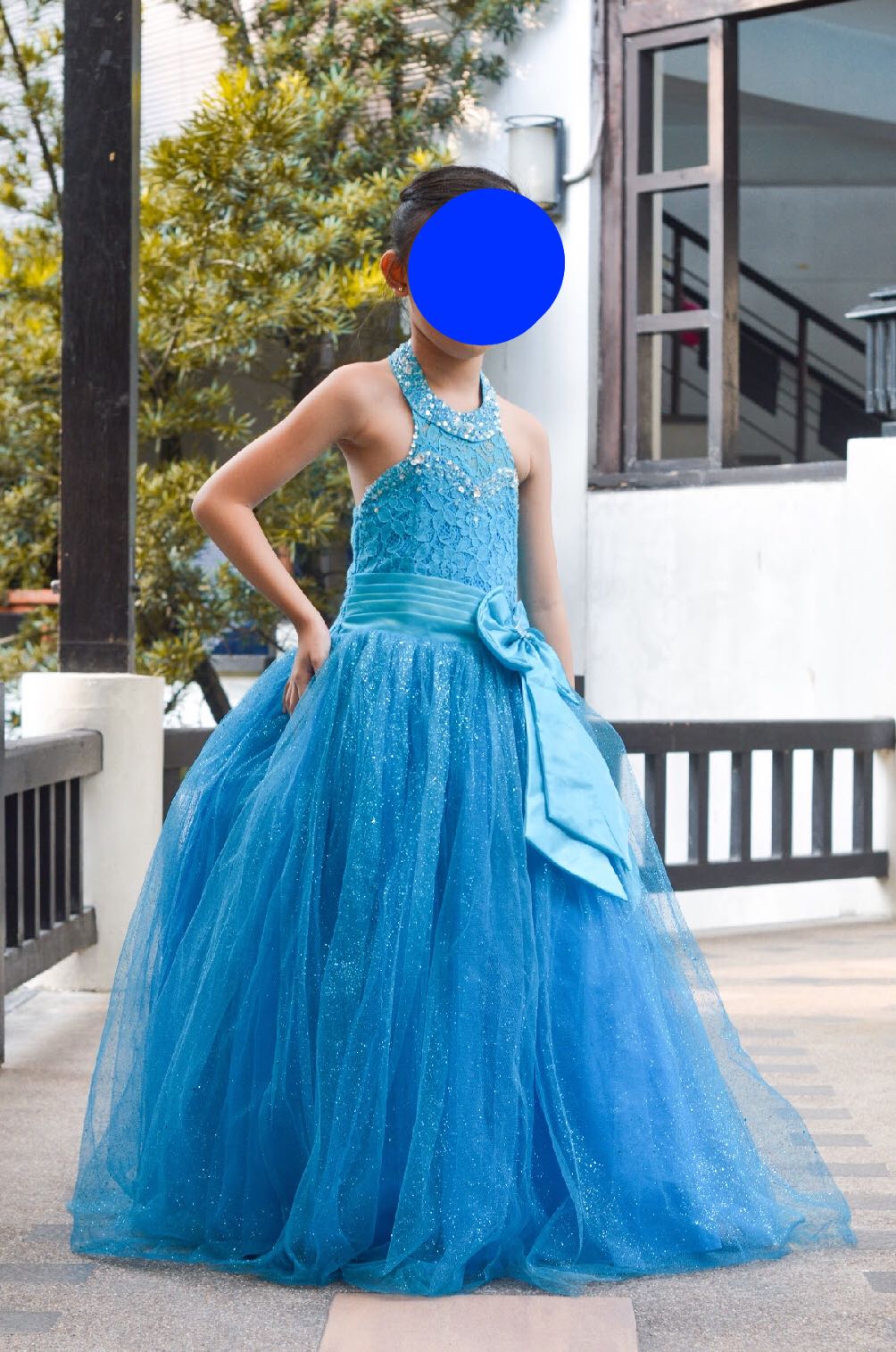 PL 7th Birthday Blue Gown