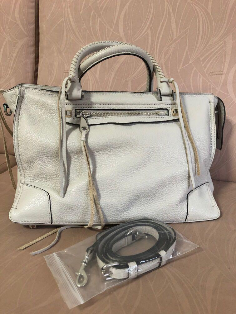 Rebecca minkoff top regan satchel grey