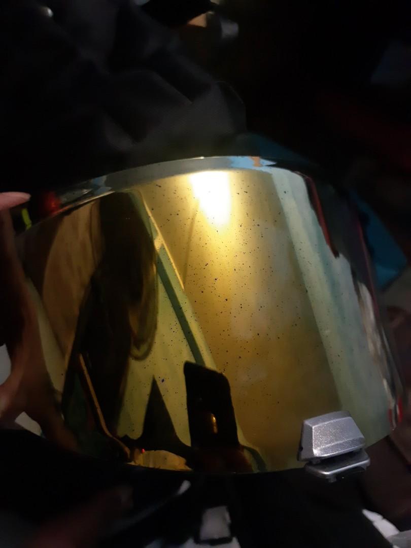 Hjc rpha discount 70 gold visor