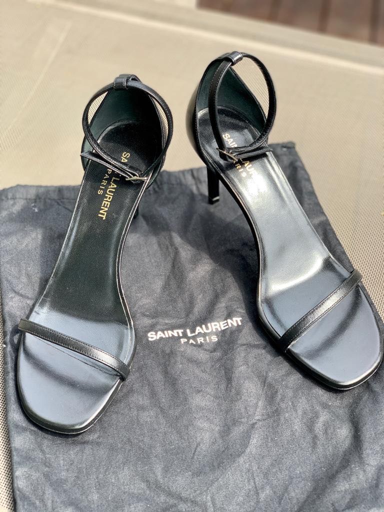 saint laurent amber slingback sandals