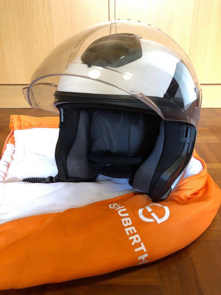 Schuberth M1 Helmet with Cardo SRC Bluetooth System, Motorcycles, Motorcycle Accessories on