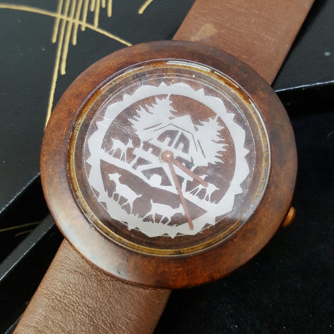 Tissot Woodwatch W195 Vintage Watch NOS