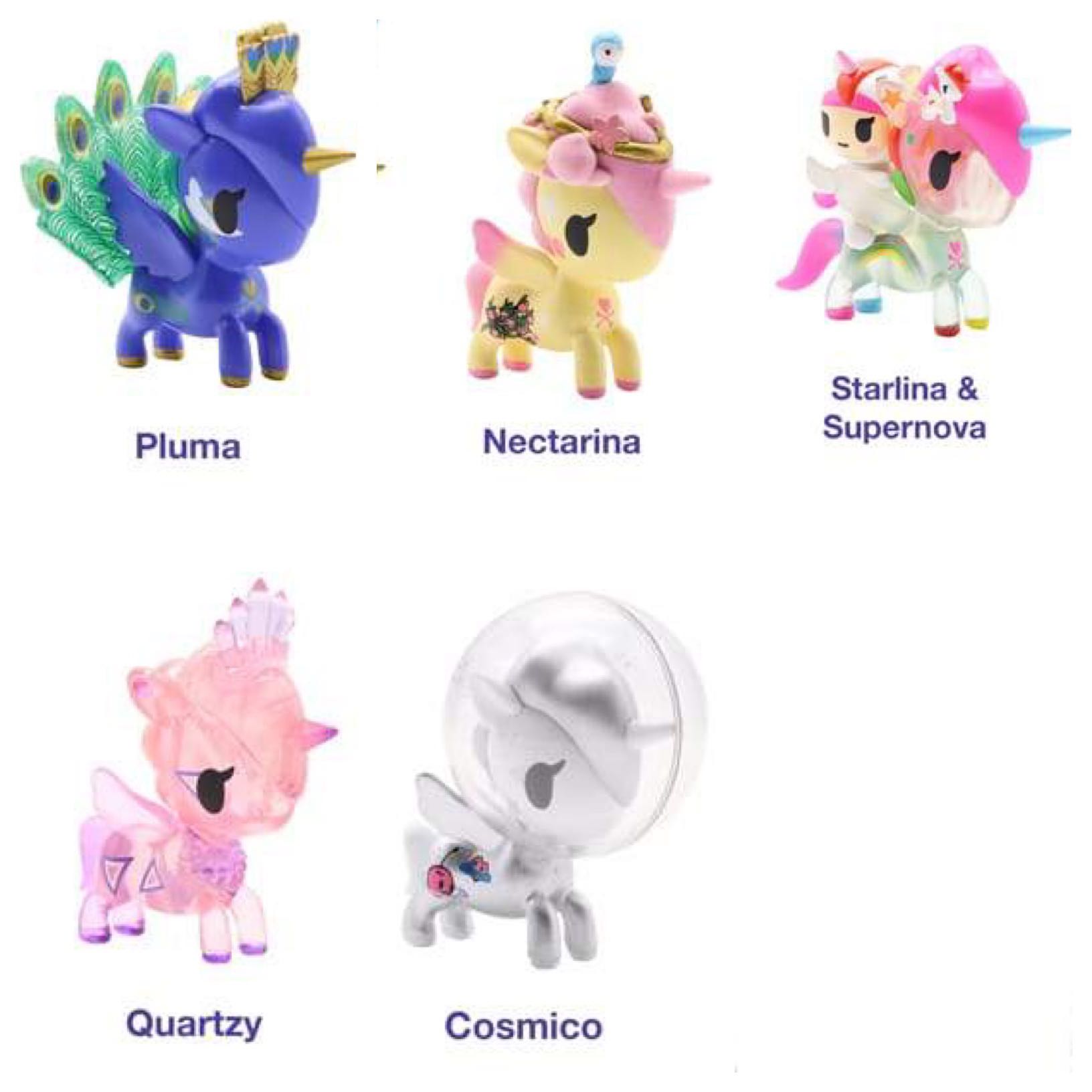 Quartzy Tokidoki Unicorno UPICK Series 8 Starlina & Supernova 