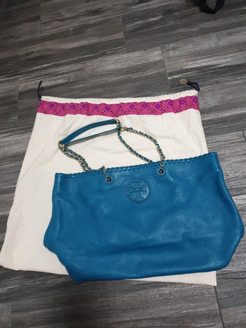 tory burch teal bag