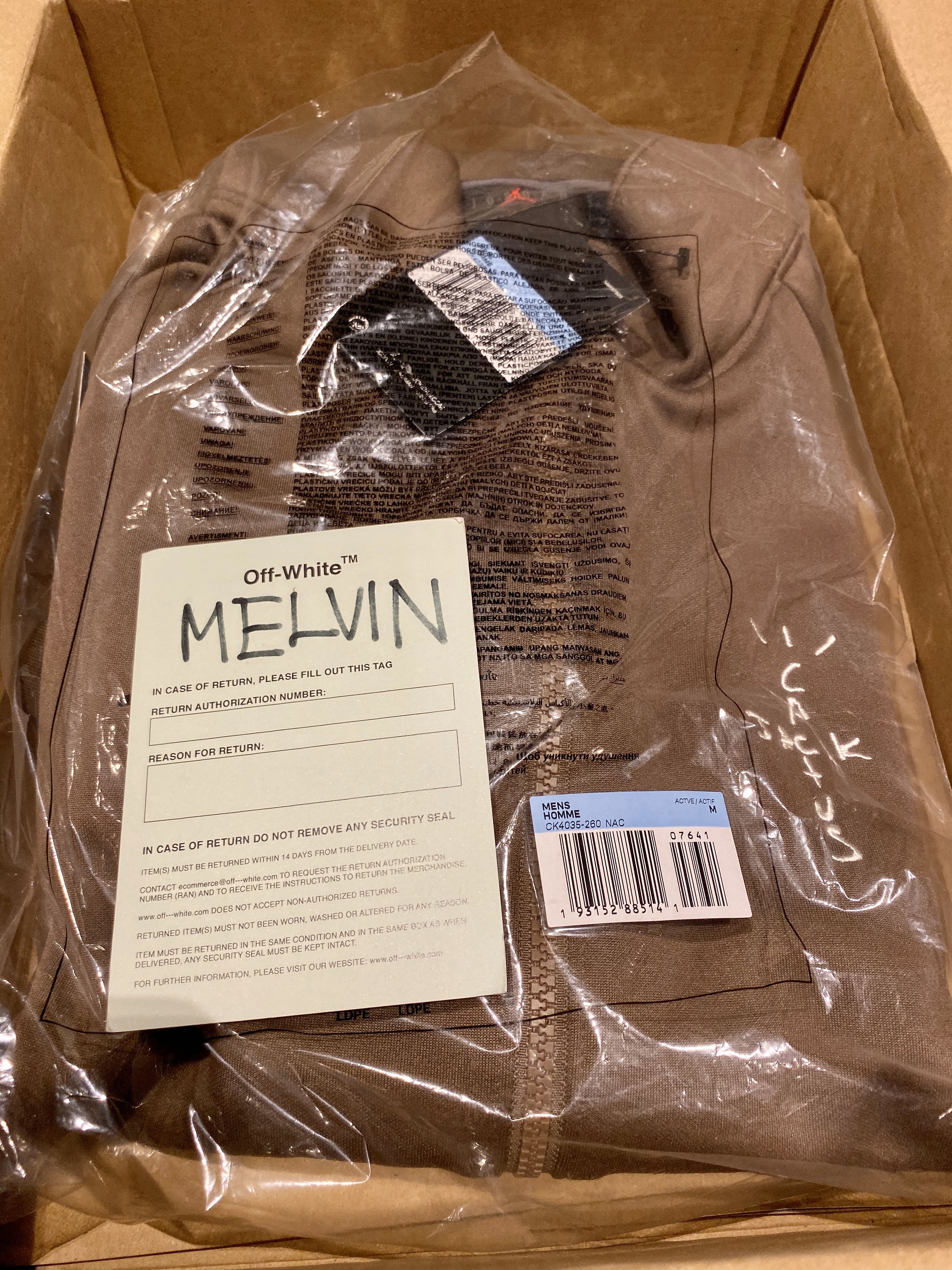 Travis Scott MJ Track Jacket Sz M Men s Fashion Coats Jackets