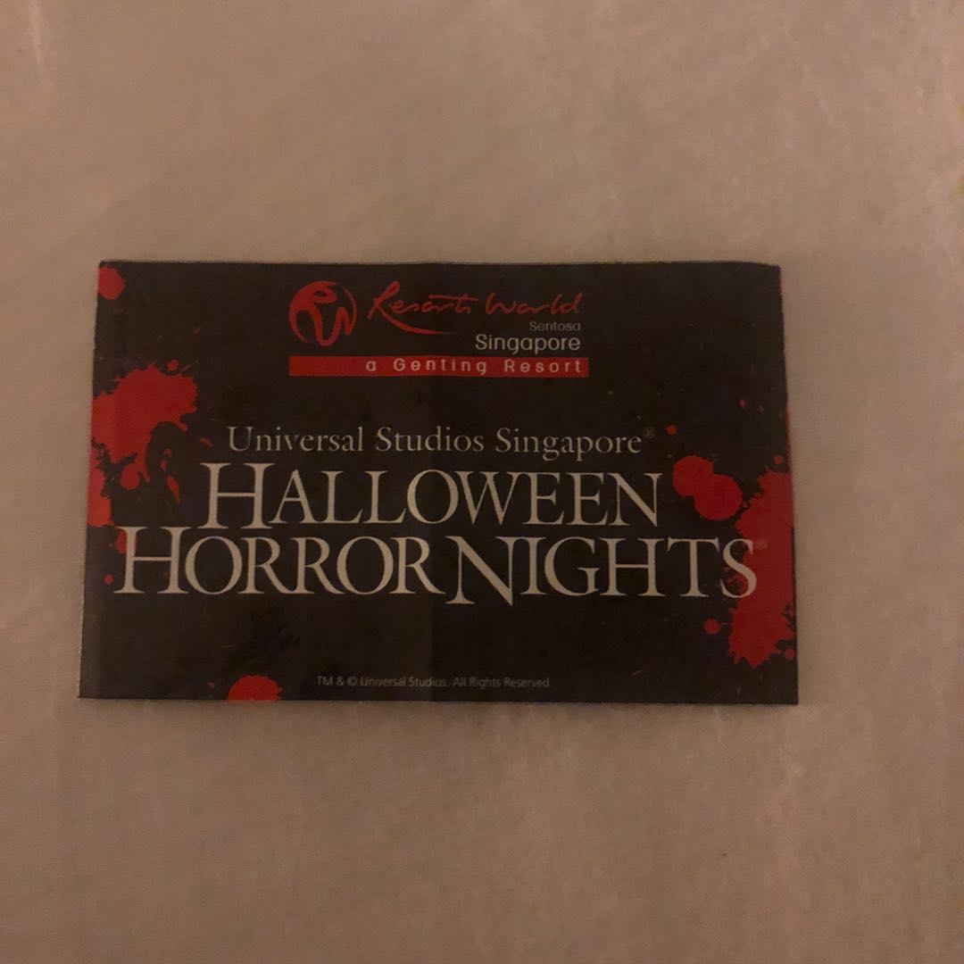 USS Halloween Horror Nights 9 - Student Ticket, Tickets & Vouchers, Local Attractions 