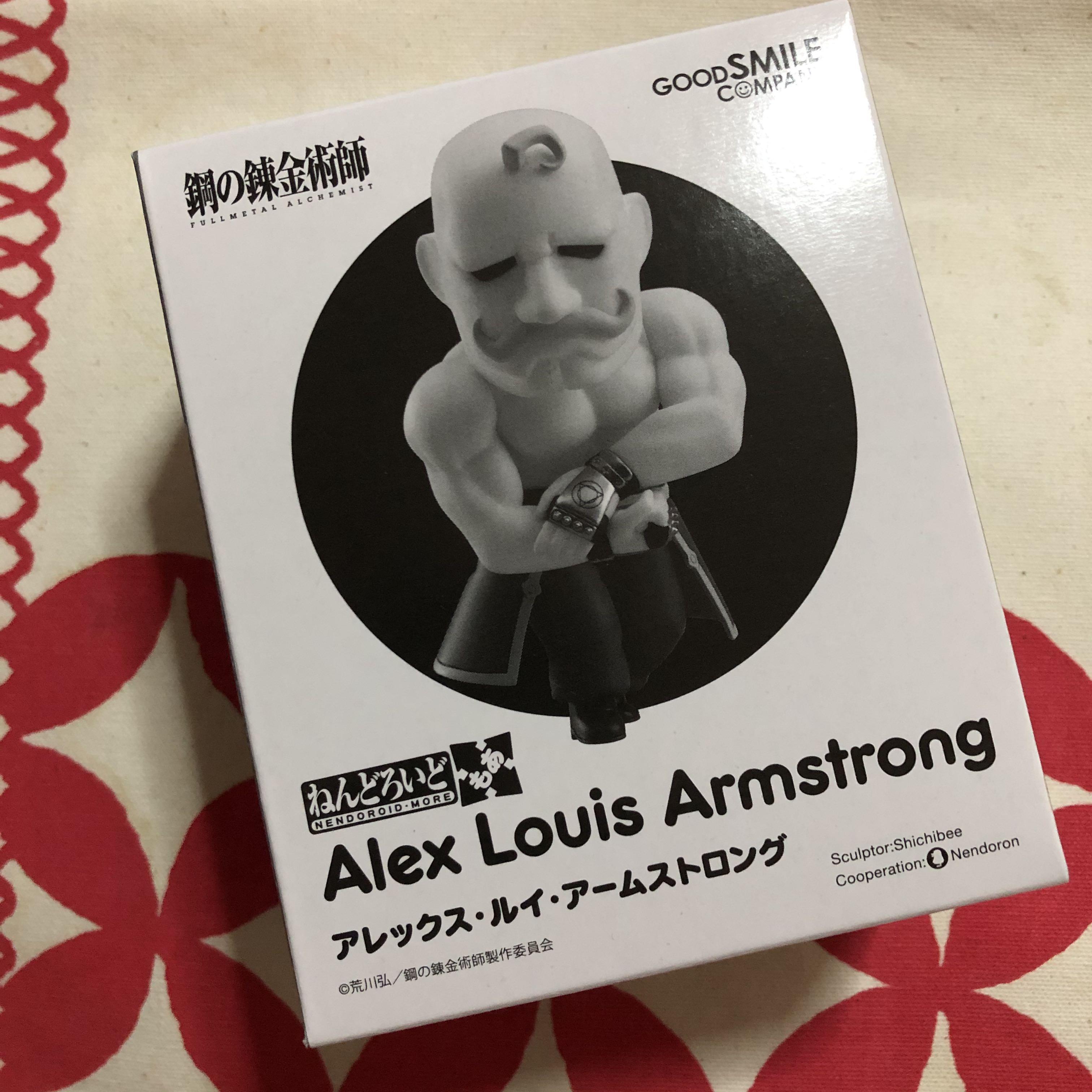 Good Smile Nendoroid More Fullmetal Alchemist Alex Louis Armstrong Figures Plush Robinap Collectibles