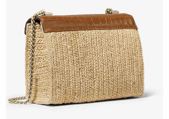 Whitney large woven leather convertible shoulder bag best sale