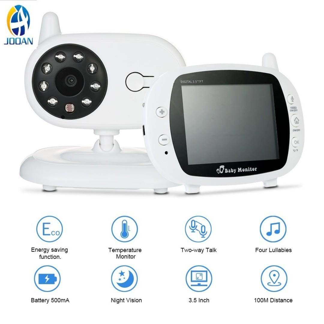 wireless digital video baby monitor 3.5 tft lcd monitor