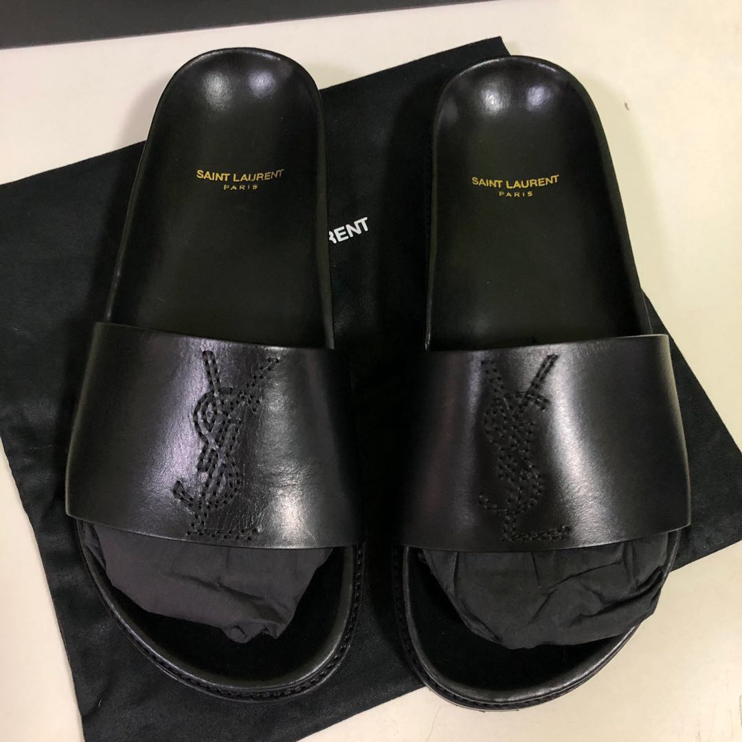 Saint laurent jimmy slides best sale