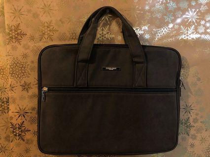 Giorgio Armani Leather Laptop Bag