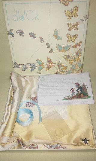 Duckscarves butterfly yellow