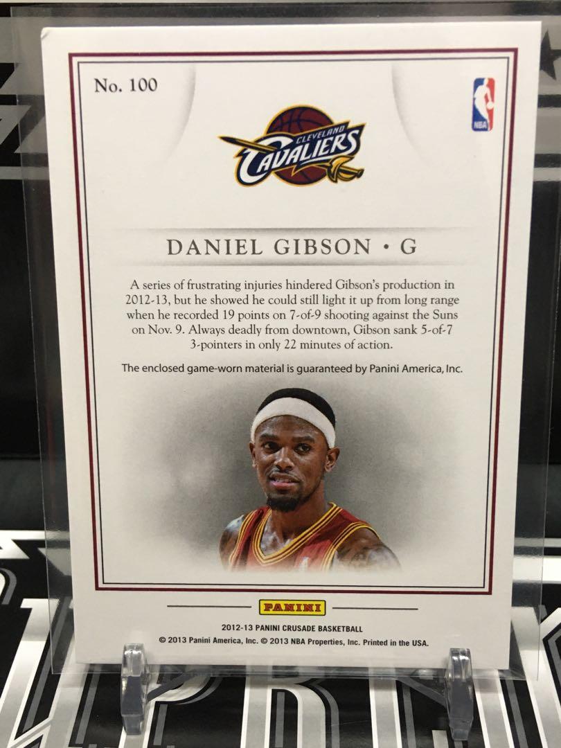 daniel gibson jersey