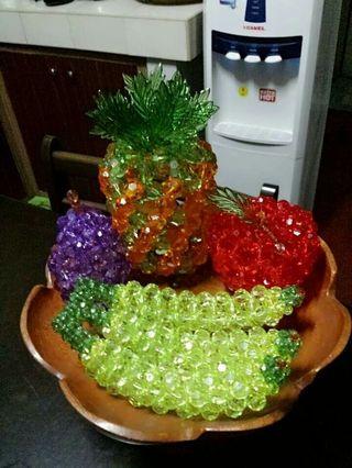 FRUITS SET (made of beads)