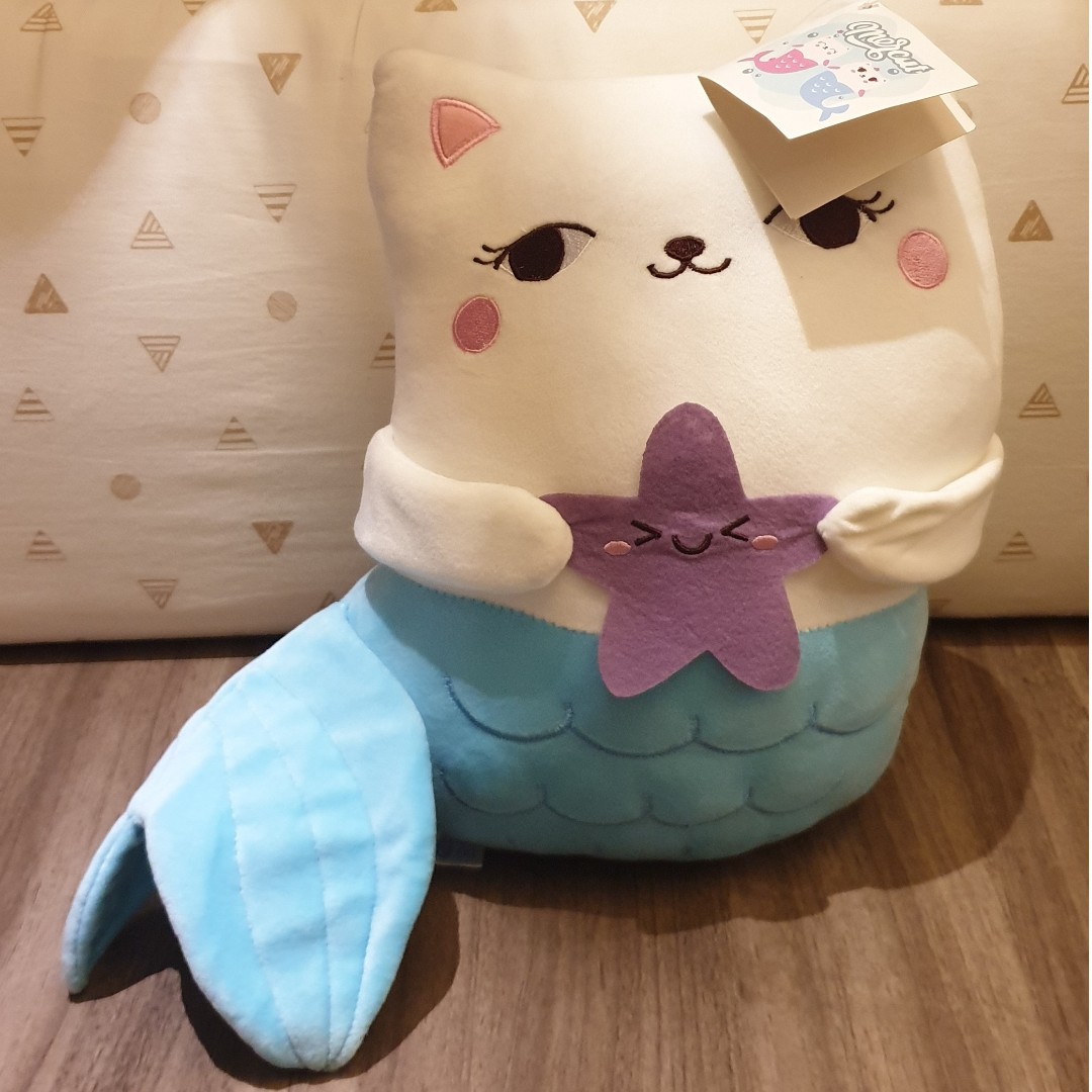 Mermaid cat plush hot sale