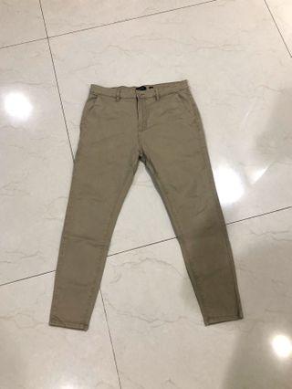 pull and bear smart skinny khakis chino