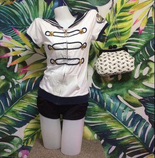 LIZ LISA Doll white school uniform