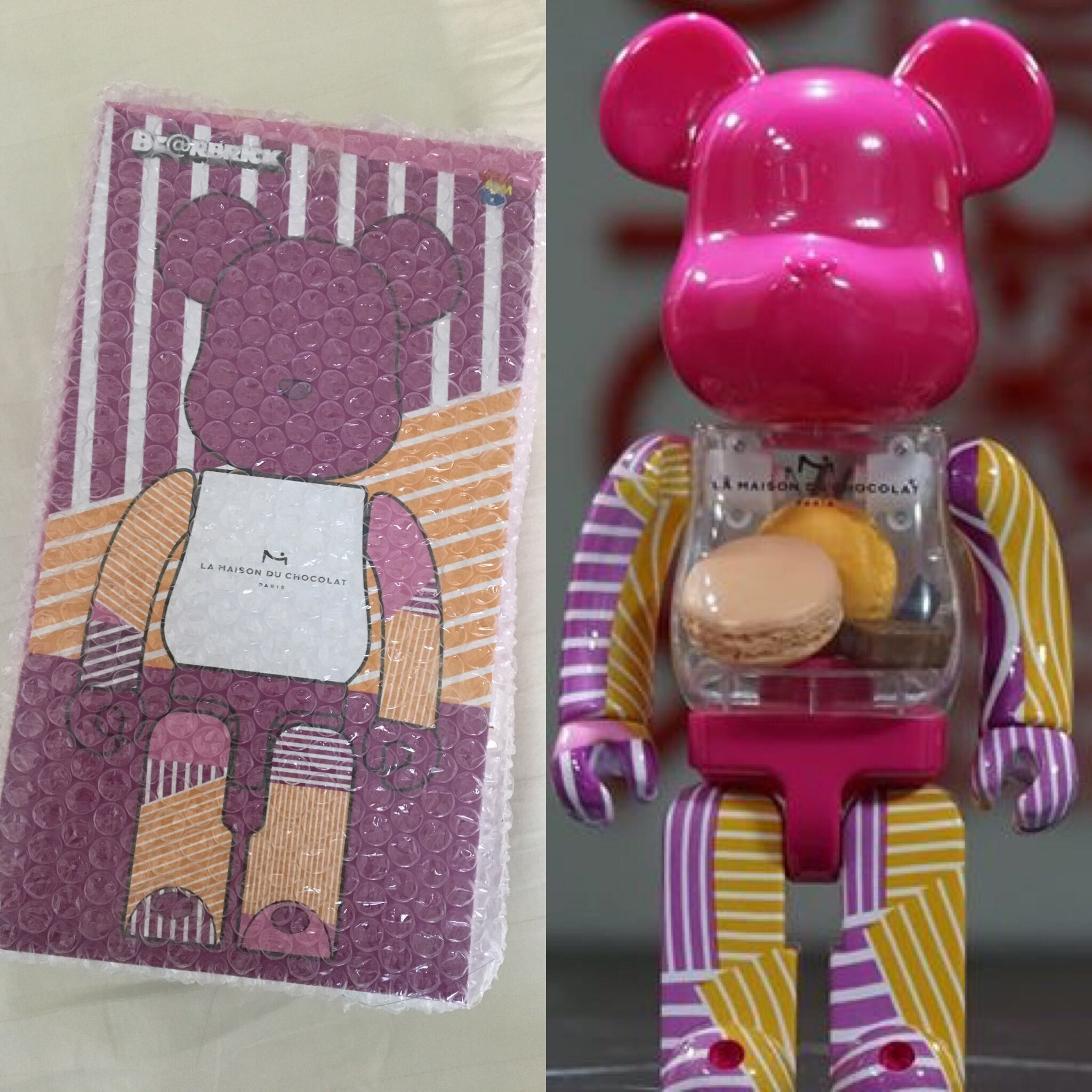 400 La Maison Du Chocolat Macaron Bearbrick Toys Games Bricks Figurines On Carousell