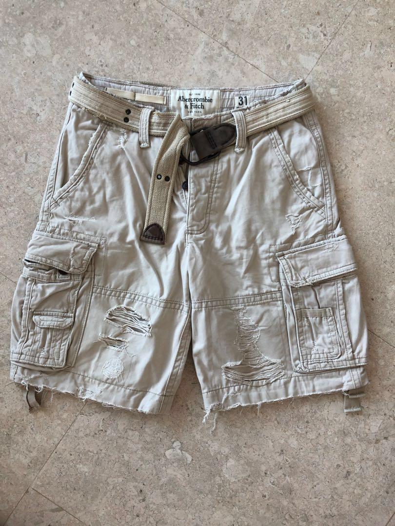 abercrombie cargo shorts