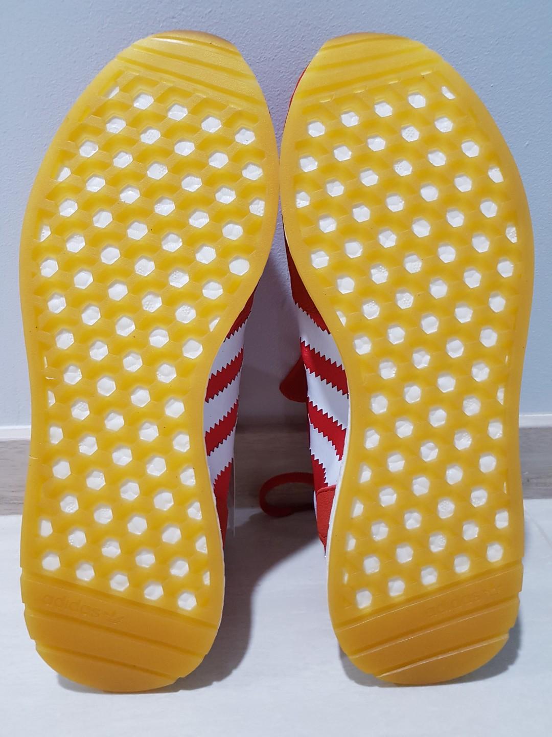 Adidas Iniki Runner Red White Gum BNIB Size US 10.0