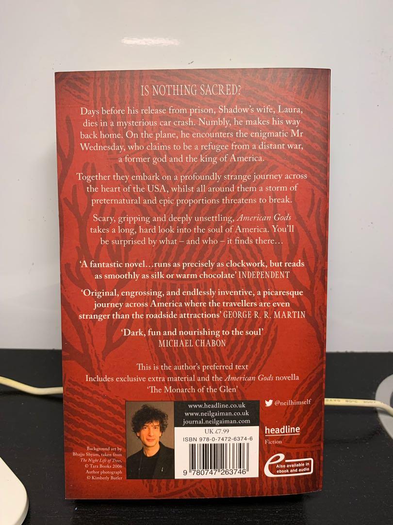 American Gods By Neil Gaiman Books Stationery Fiction On Carousell