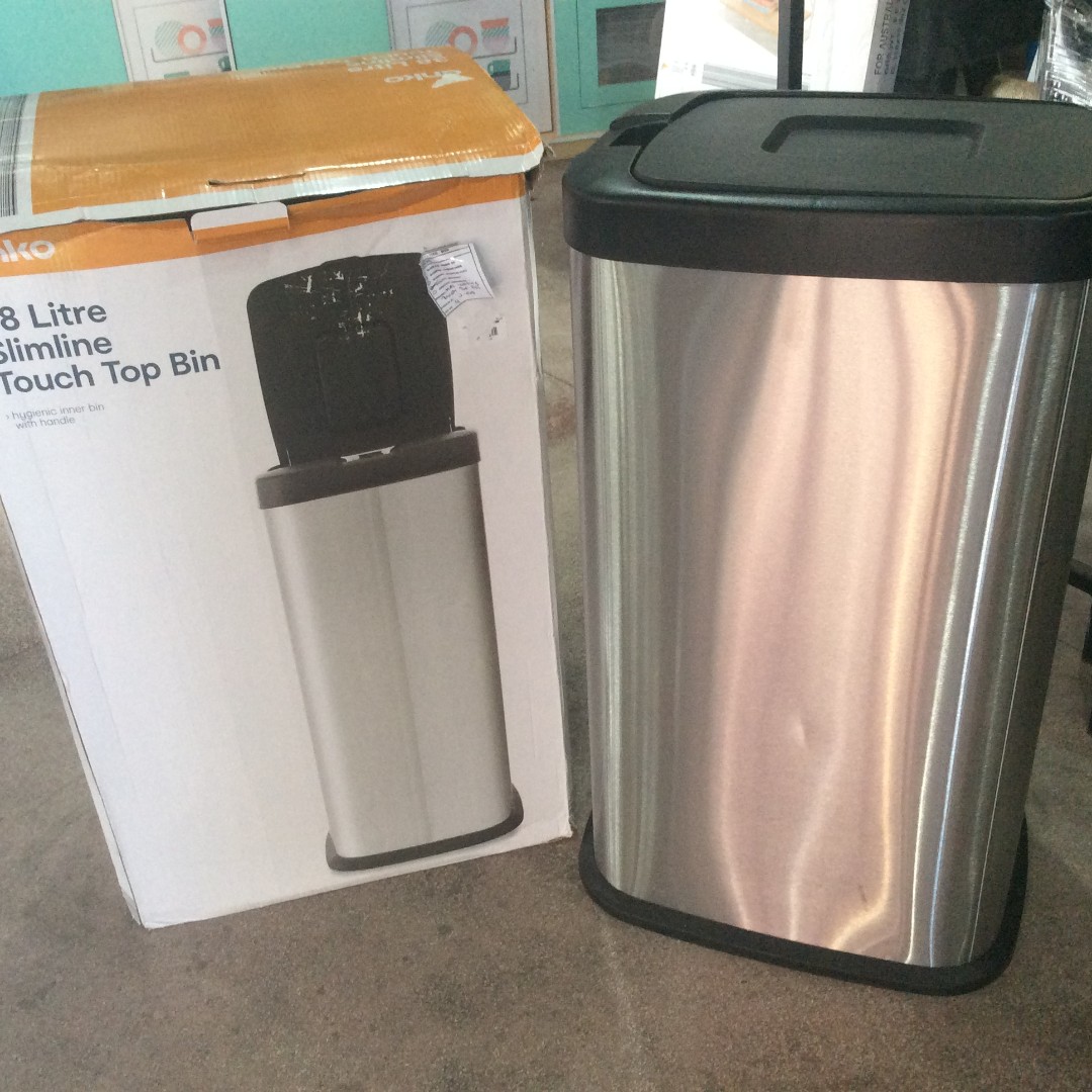 Anko 38 litres Slimline Top Bin, Furniture & Home Living, Cleaning