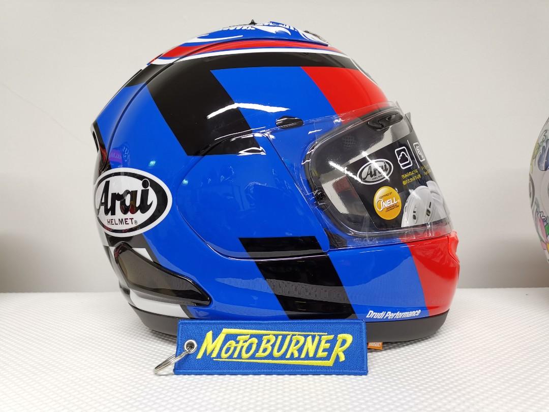 Arai helmets RX7X Haslam SB (Category: Motorcycle Apparel) located in Singapore. Submitted by stellar_motoburner (Listing ID 255540669, Image 2). Description: Japan JDM version..