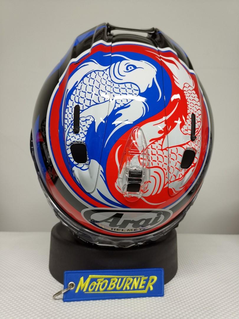 Arai helmets RX7X Haslam SB (Category: Motorcycle Apparel) located in Singapore. Submitted by stellar_motoburner (Listing ID 255540669, Image 1). Description: Japan JDM version..
