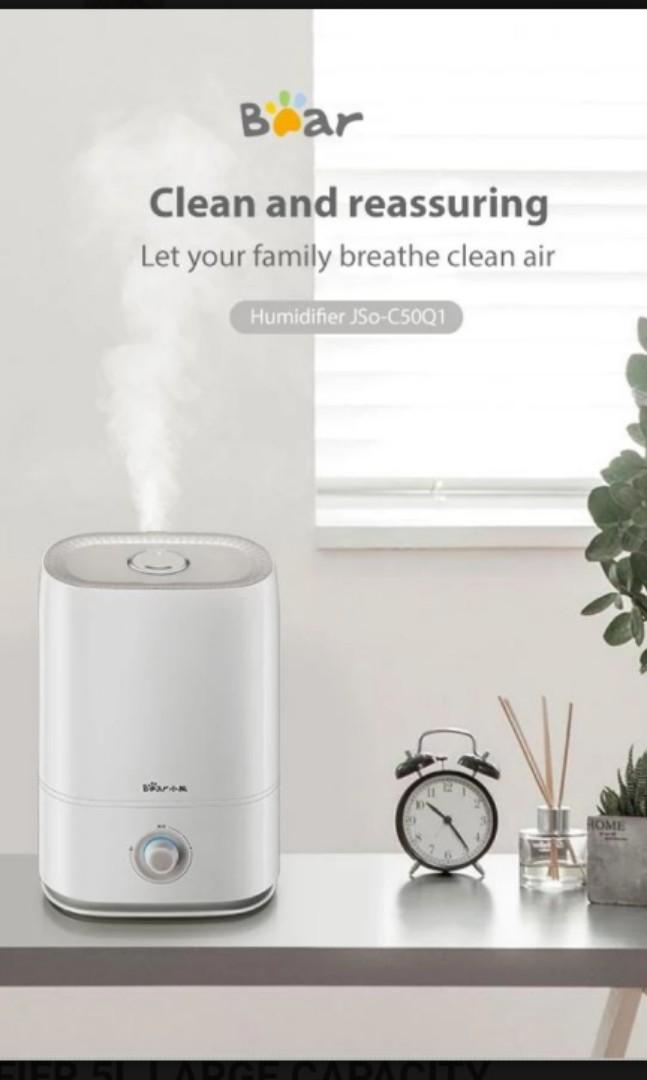 BEAR HUMIDIFIER & WATER AIR PURIFIER 5L PURIFICATION AROMA DIFFUSER