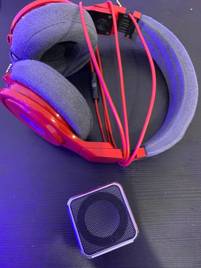 lettelse knoglebrud hård Beats by Dr. Dre Pro - High-Performance Studio Headphones (Red and Black),  Audio, Headphones & Headsets on Carousell