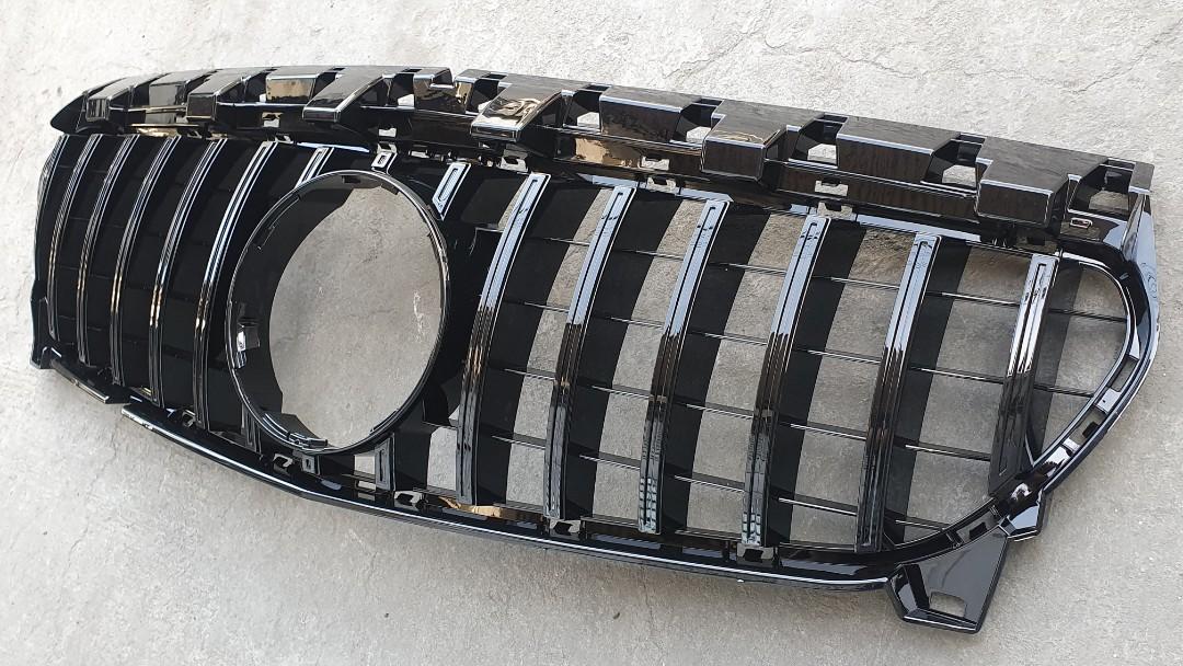 Benz Cla 45 Gtr Grille Gloss Black 2017 To 2019 Mercedes