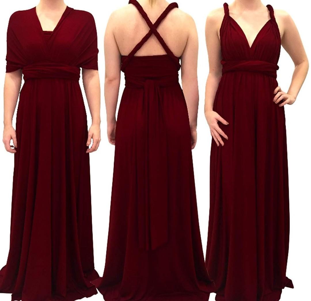 Infinity dress maroon deals